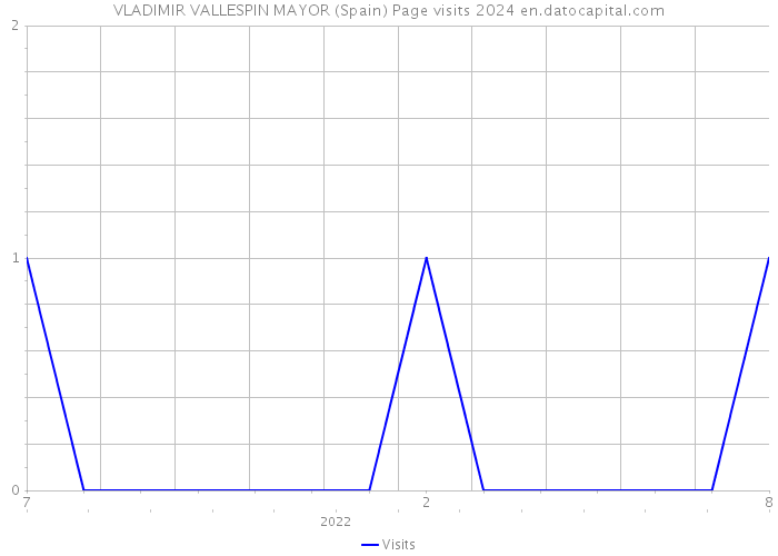 VLADIMIR VALLESPIN MAYOR (Spain) Page visits 2024 
