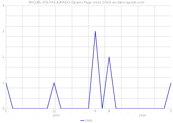 MIGUEL VOLTAS JURADO (Spain) Page visits 2024 