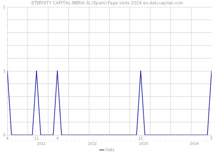 ETERNITY CAPITAL IBERIA SL (Spain) Page visits 2024 