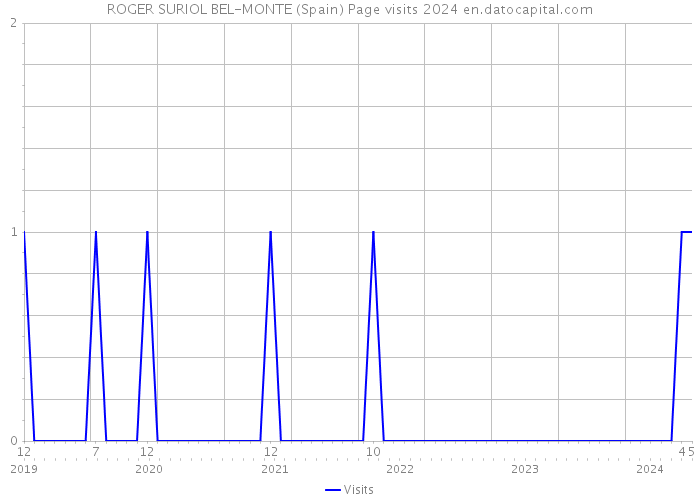 ROGER SURIOL BEL-MONTE (Spain) Page visits 2024 