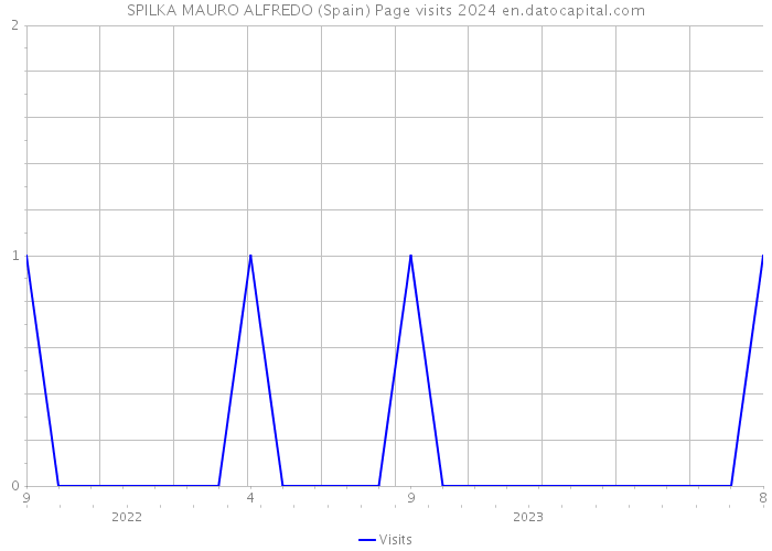 SPILKA MAURO ALFREDO (Spain) Page visits 2024 