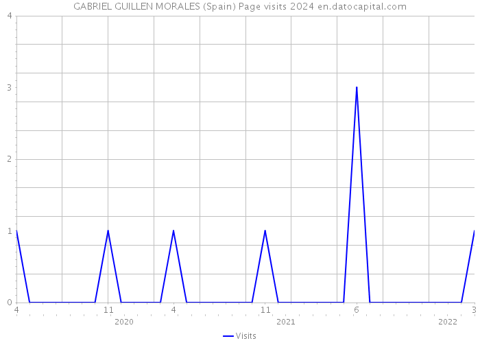 GABRIEL GUILLEN MORALES (Spain) Page visits 2024 