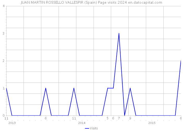 JUAN MARTIN ROSSELLO VALLESPIR (Spain) Page visits 2024 