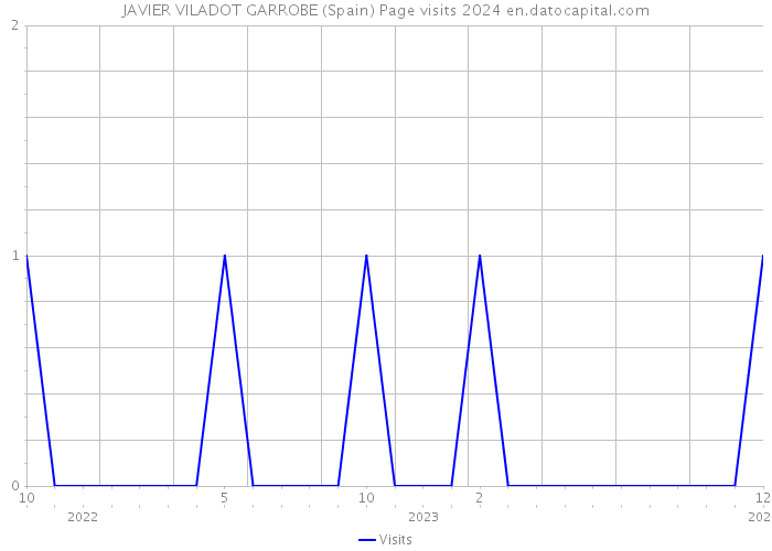 JAVIER VILADOT GARROBE (Spain) Page visits 2024 