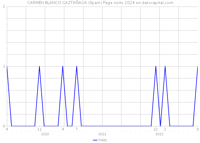 CARMEN BLANCO GAZTAÑAGA (Spain) Page visits 2024 