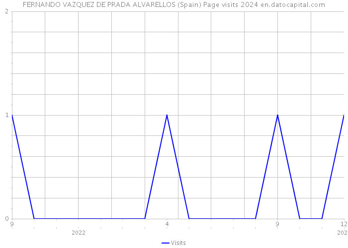FERNANDO VAZQUEZ DE PRADA ALVARELLOS (Spain) Page visits 2024 
