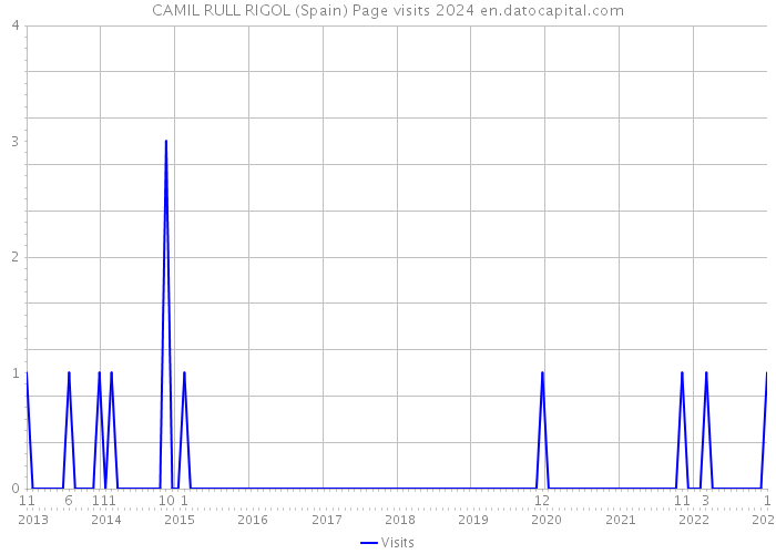 CAMIL RULL RIGOL (Spain) Page visits 2024 