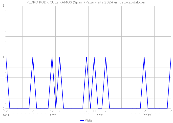 PEDRO RODRIGUEZ RAMOS (Spain) Page visits 2024 