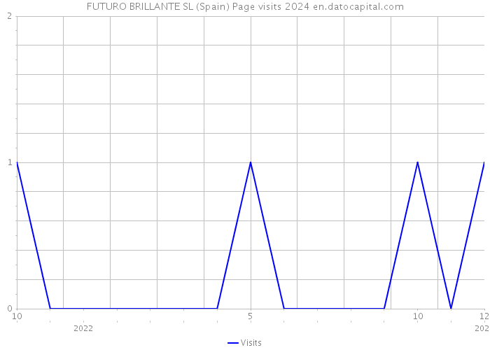 FUTURO BRILLANTE SL (Spain) Page visits 2024 