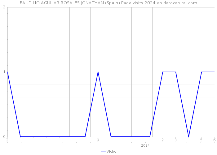 BAUDILIO AGUILAR ROSALES JONATHAN (Spain) Page visits 2024 
