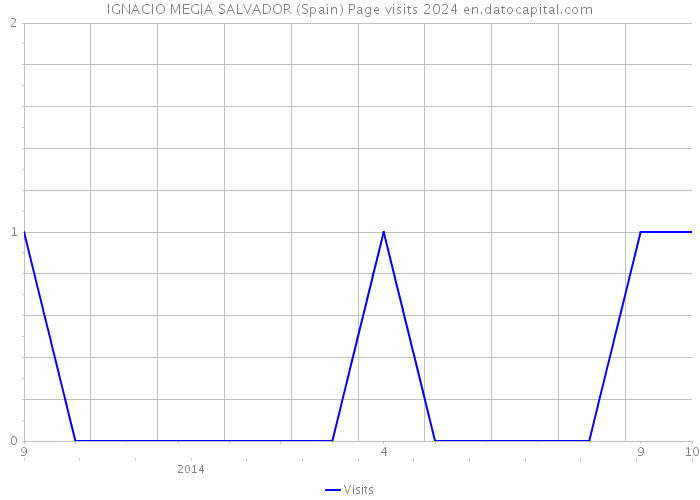 IGNACIO MEGIA SALVADOR (Spain) Page visits 2024 