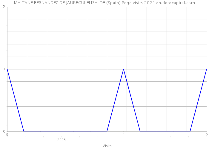 MAITANE FERNANDEZ DE JAUREGUI ELIZALDE (Spain) Page visits 2024 