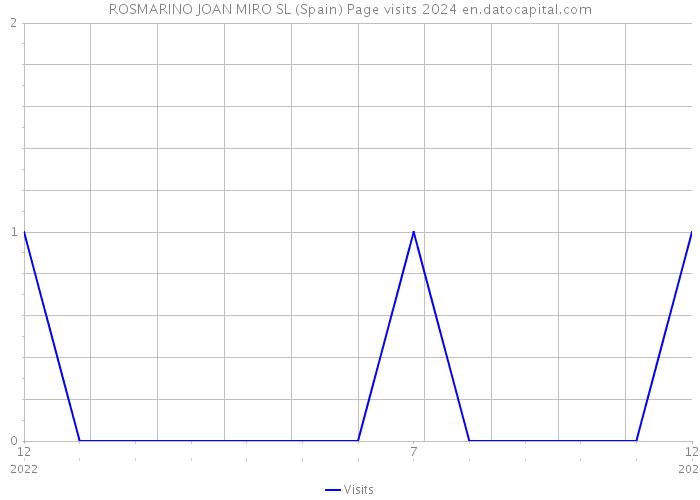 ROSMARINO JOAN MIRO SL (Spain) Page visits 2024 