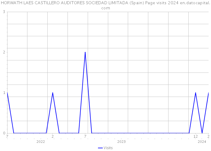 HORWATH LAES CASTILLERO AUDITORES SOCIEDAD LIMITADA (Spain) Page visits 2024 