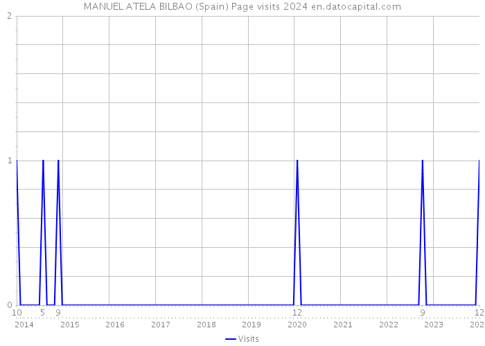 MANUEL ATELA BILBAO (Spain) Page visits 2024 