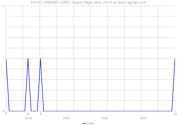 DAVID GIMENEZ LOPEZ (Spain) Page visits 2024 