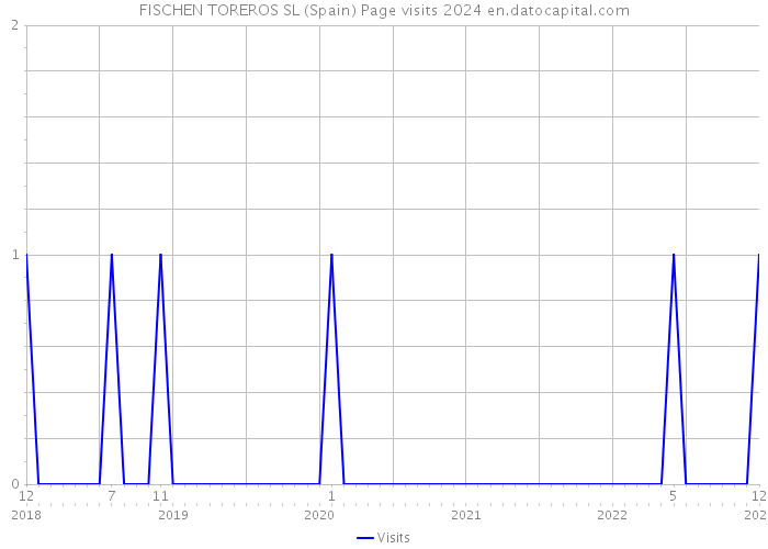FISCHEN TOREROS SL (Spain) Page visits 2024 