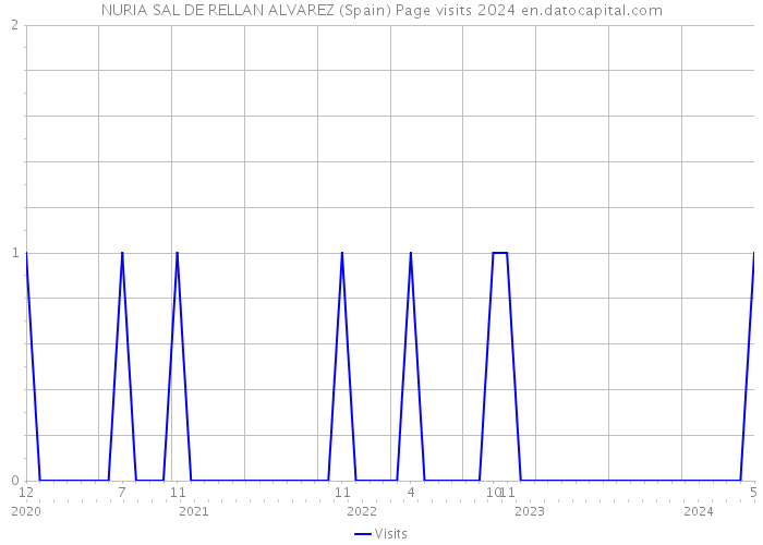 NURIA SAL DE RELLAN ALVAREZ (Spain) Page visits 2024 