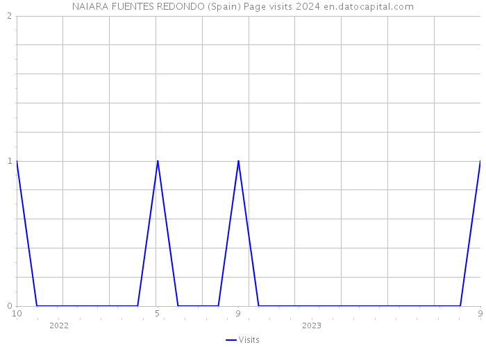 NAIARA FUENTES REDONDO (Spain) Page visits 2024 