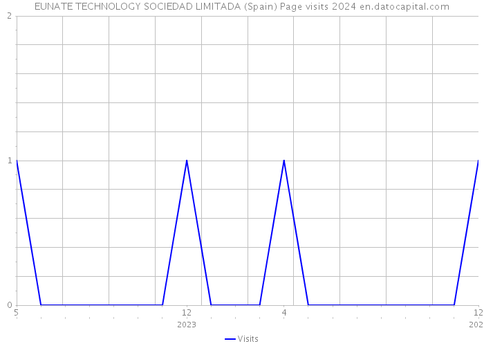 EUNATE TECHNOLOGY SOCIEDAD LIMITADA (Spain) Page visits 2024 