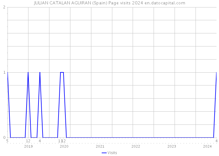 JULIAN CATALAN AGUIRAN (Spain) Page visits 2024 