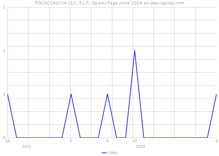 FISCALGALICIA GLC, S.L.P. (Spain) Page visits 2024 
