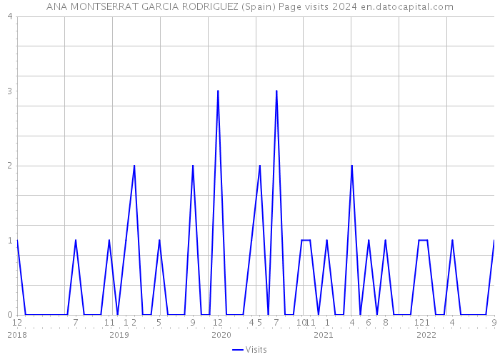 ANA MONTSERRAT GARCIA RODRIGUEZ (Spain) Page visits 2024 