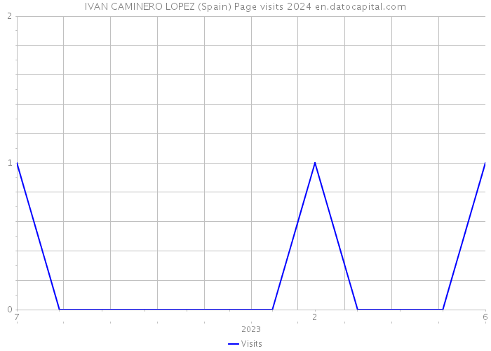 IVAN CAMINERO LOPEZ (Spain) Page visits 2024 