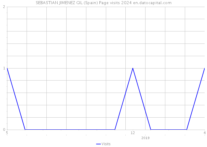 SEBASTIAN JIMENEZ GIL (Spain) Page visits 2024 