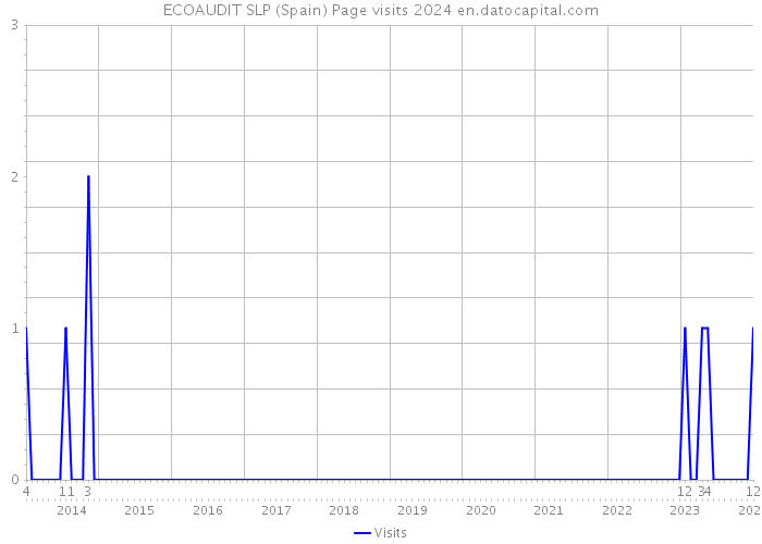 ECOAUDIT SLP (Spain) Page visits 2024 
