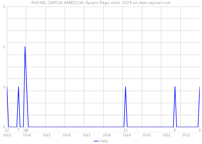 RAFAEL GARCIA AMEZCUA (Spain) Page visits 2024 