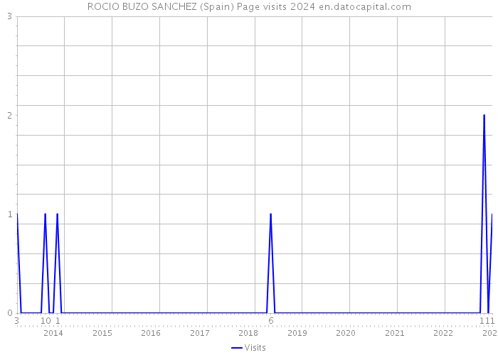 ROCIO BUZO SANCHEZ (Spain) Page visits 2024 