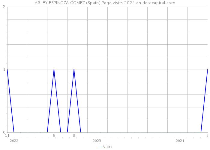 ARLEY ESPINOZA GOMEZ (Spain) Page visits 2024 
