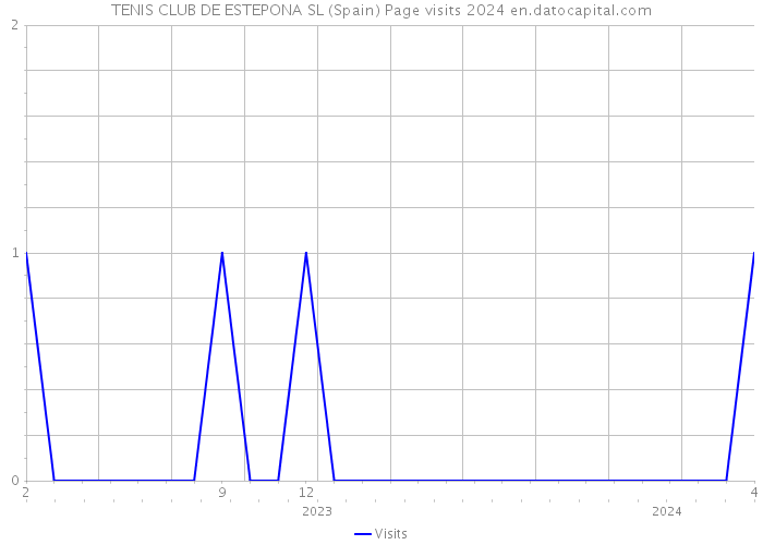 TENIS CLUB DE ESTEPONA SL (Spain) Page visits 2024 