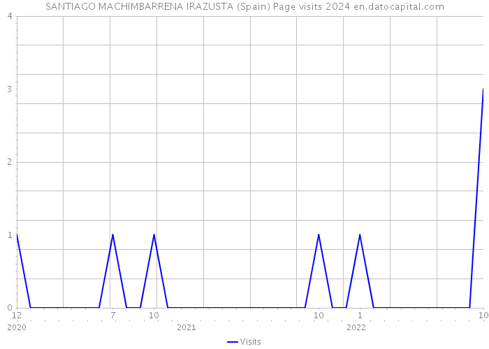 SANTIAGO MACHIMBARRENA IRAZUSTA (Spain) Page visits 2024 