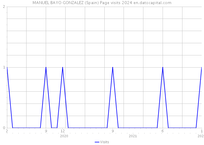 MANUEL BAYO GONZALEZ (Spain) Page visits 2024 