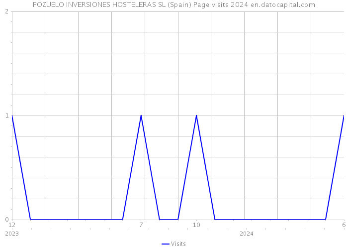 POZUELO INVERSIONES HOSTELERAS SL (Spain) Page visits 2024 