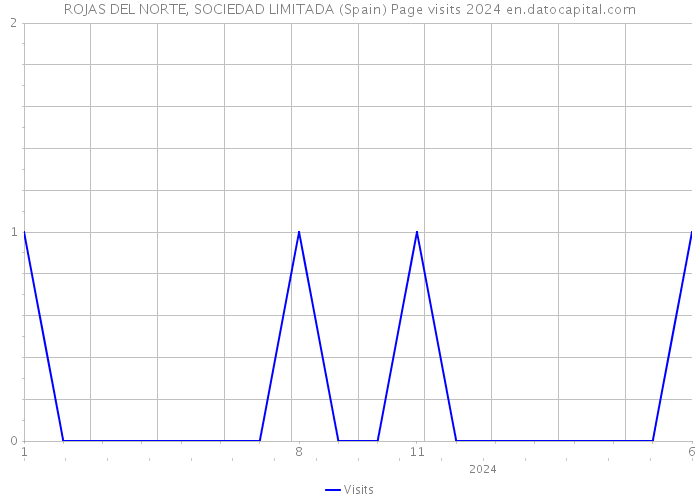 ROJAS DEL NORTE, SOCIEDAD LIMITADA (Spain) Page visits 2024 