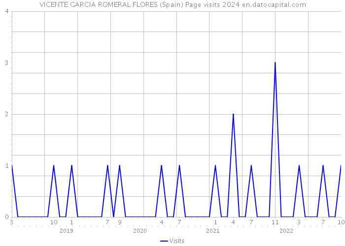 VICENTE GARCIA ROMERAL FLORES (Spain) Page visits 2024 