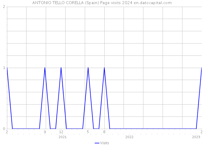ANTONIO TELLO CORELLA (Spain) Page visits 2024 