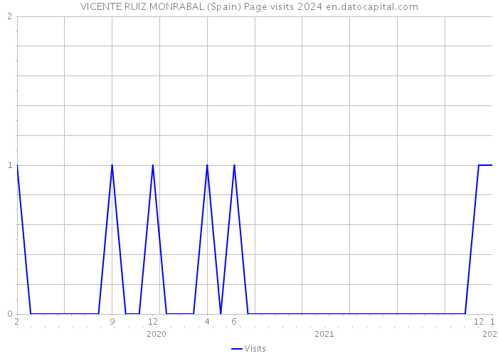 VICENTE RUIZ MONRABAL (Spain) Page visits 2024 