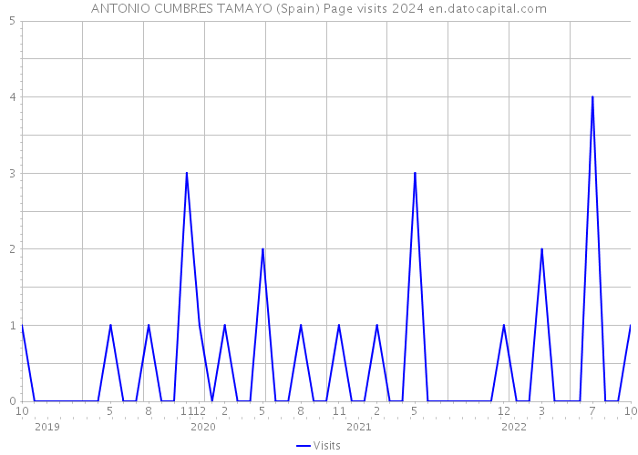 ANTONIO CUMBRES TAMAYO (Spain) Page visits 2024 