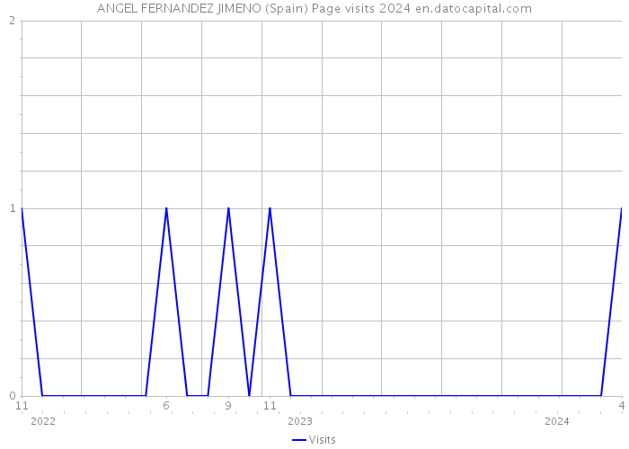 ANGEL FERNANDEZ JIMENO (Spain) Page visits 2024 