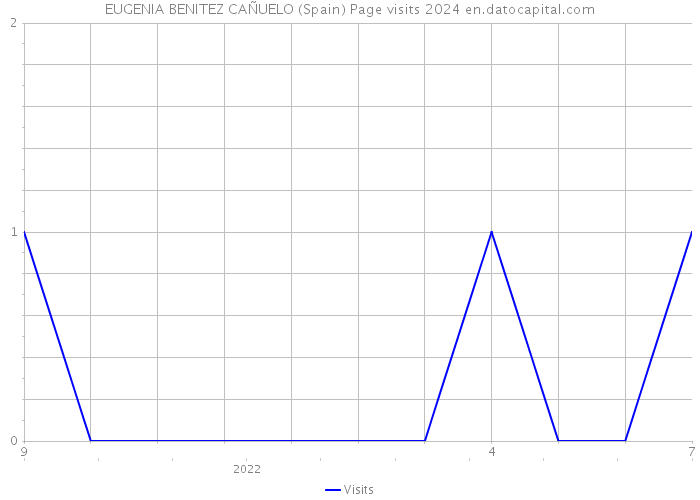 EUGENIA BENITEZ CAÑUELO (Spain) Page visits 2024 