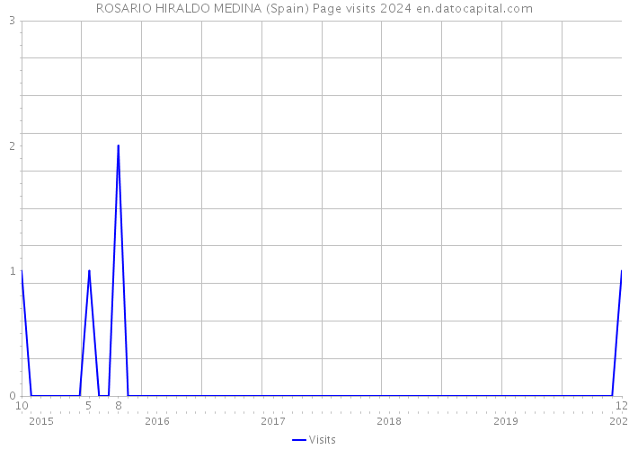 ROSARIO HIRALDO MEDINA (Spain) Page visits 2024 