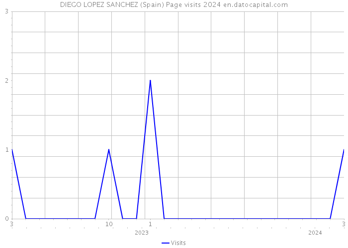 DIEGO LOPEZ SANCHEZ (Spain) Page visits 2024 