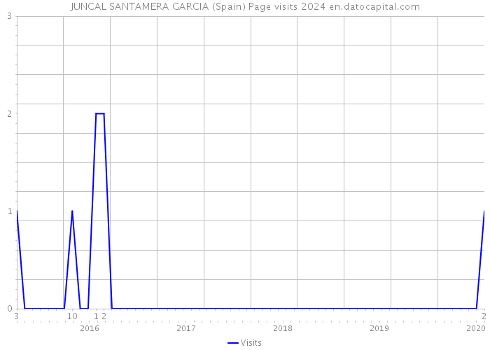 JUNCAL SANTAMERA GARCIA (Spain) Page visits 2024 