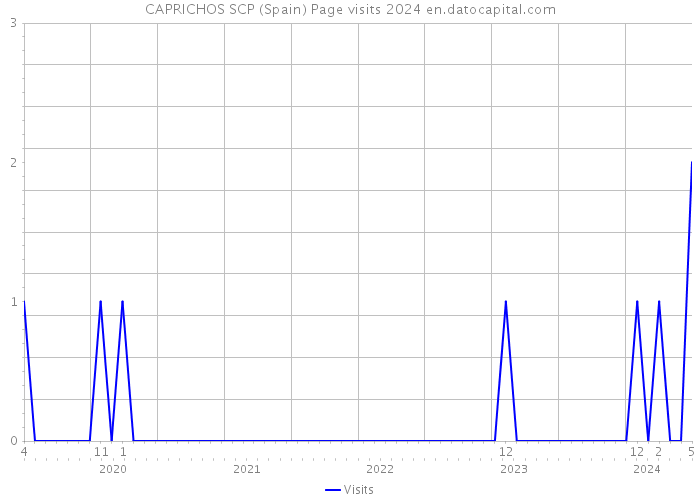 CAPRICHOS SCP (Spain) Page visits 2024 
