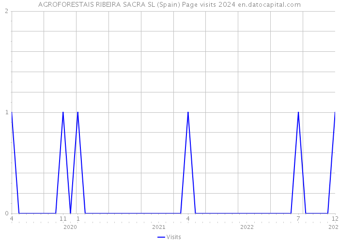 AGROFORESTAIS RIBEIRA SACRA SL (Spain) Page visits 2024 