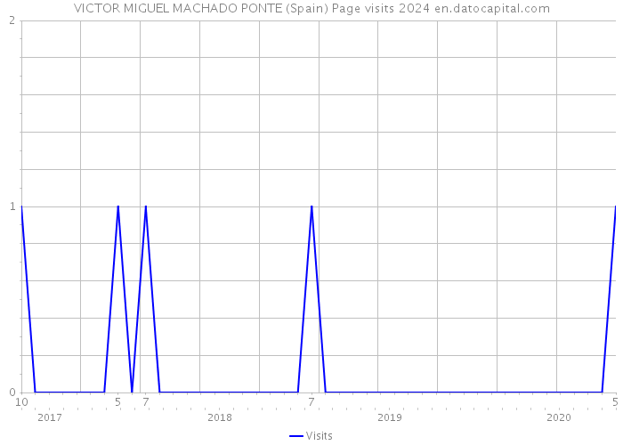 VICTOR MIGUEL MACHADO PONTE (Spain) Page visits 2024 